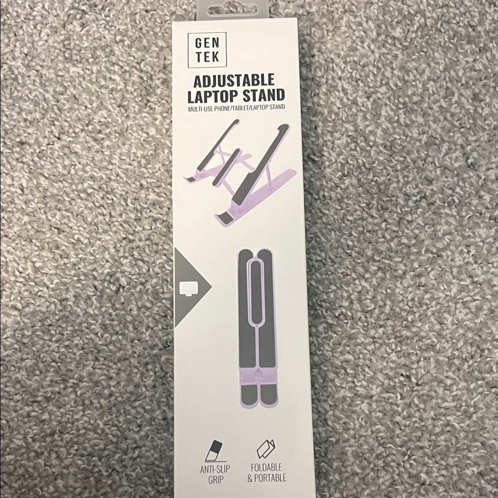 Adjustable Laptop Stand - Purple